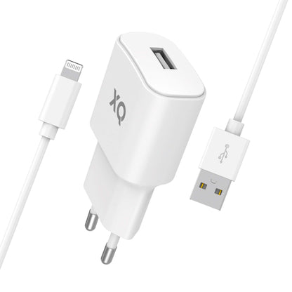 NP Travel Charger Single USB-A 2.4A w.Lightn cable