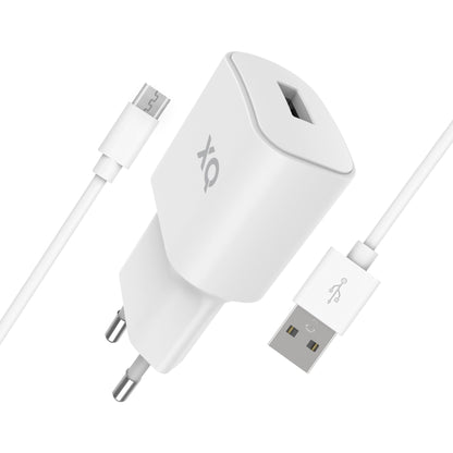 NP Travel Charger Single USB-A 2.4A w. micro USB