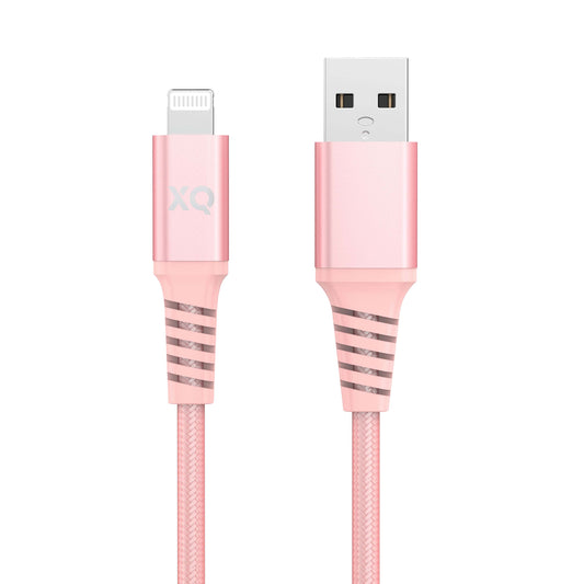 NP Cotton braided Lightn. to USB-A 2.0 200cm