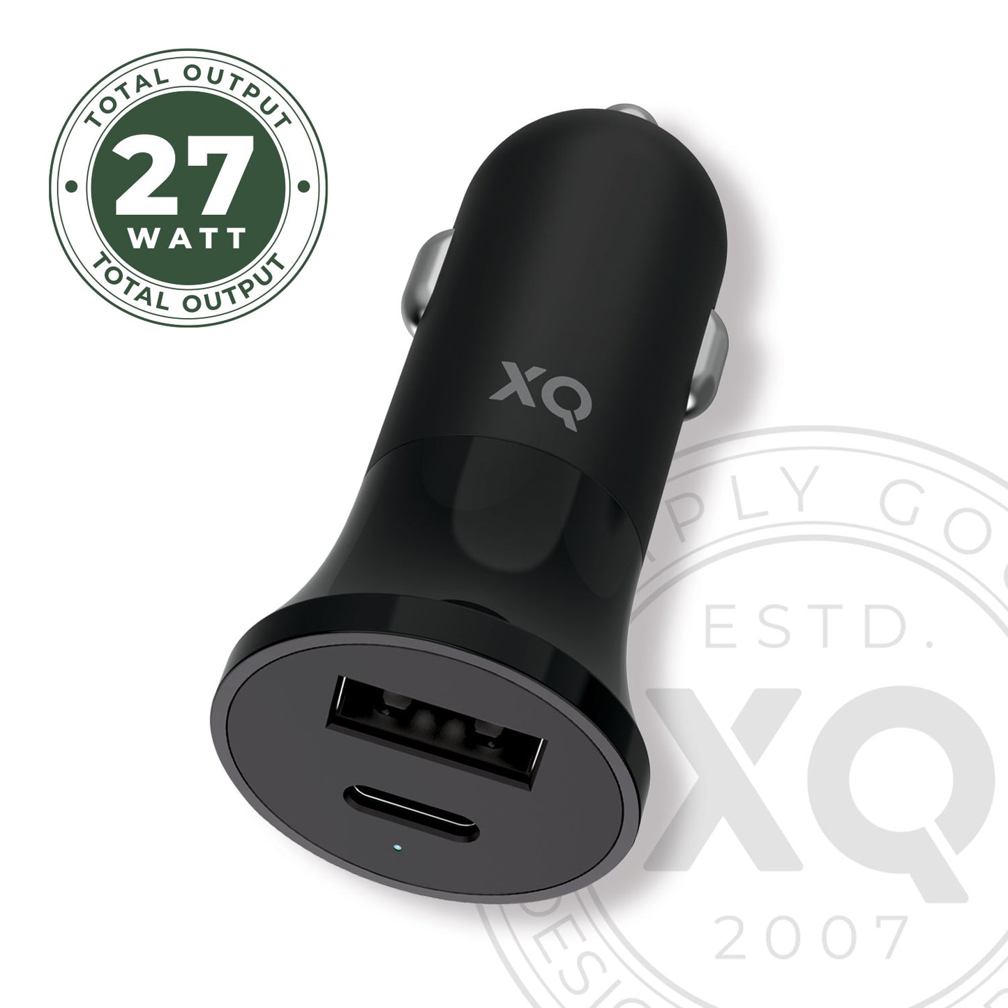 NP Car Charger PD27W Dual USB-A & USB-C