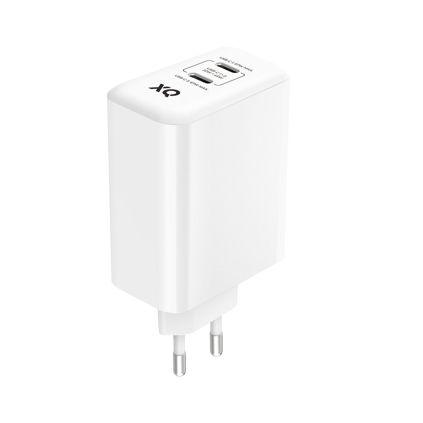 NP Travel Charger Dual USB-C PD67 GaN